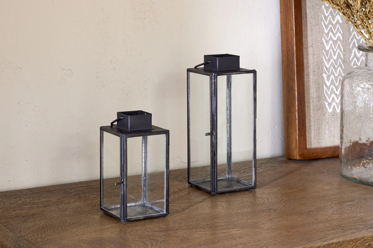 Sia Mini Table Lantern - Black - Image 4