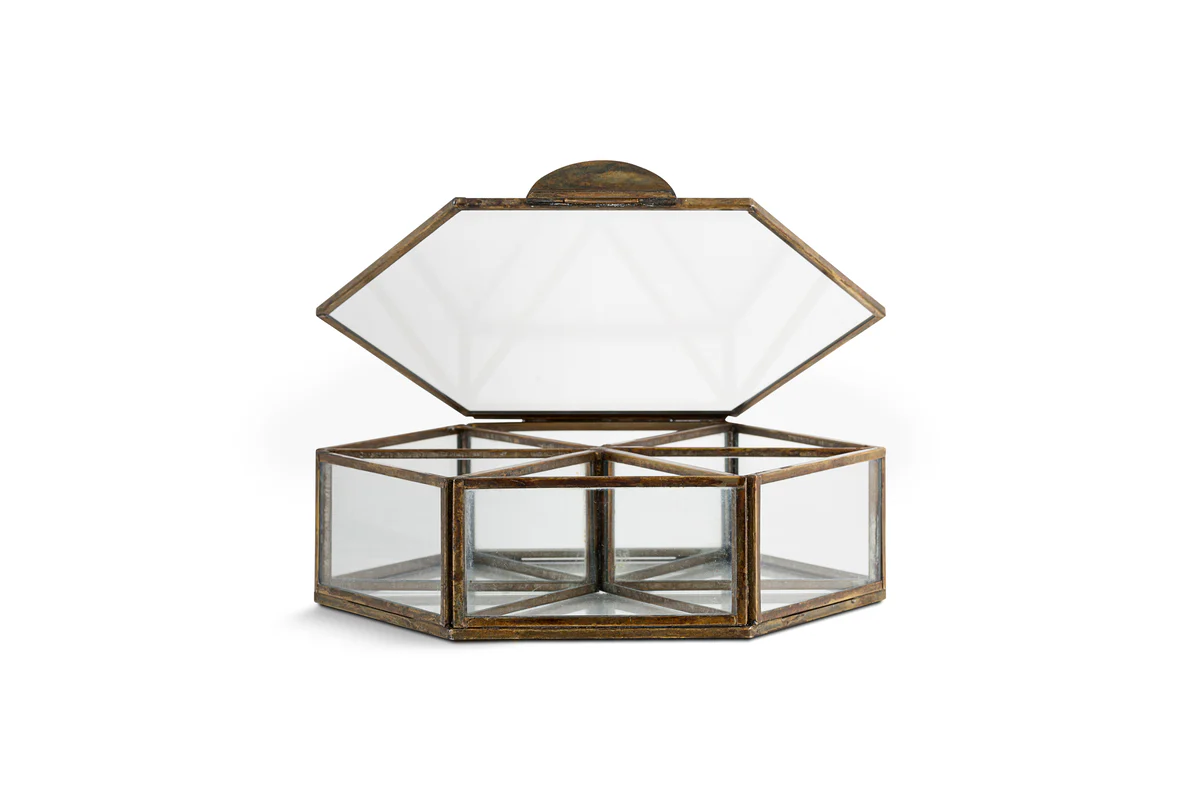 Sitara Jewellery Box - Antique Brass - Image 12