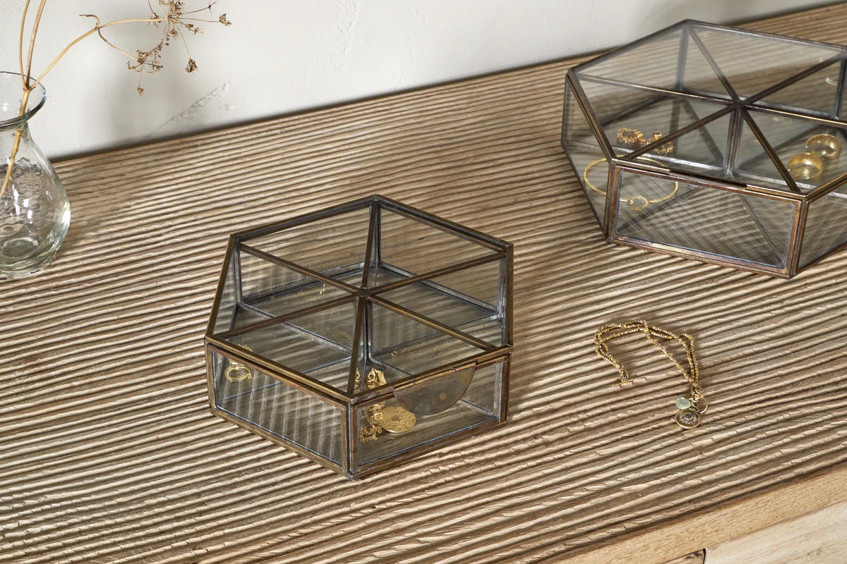 Sitara Jewellery Box - Antique Brass - Image 6