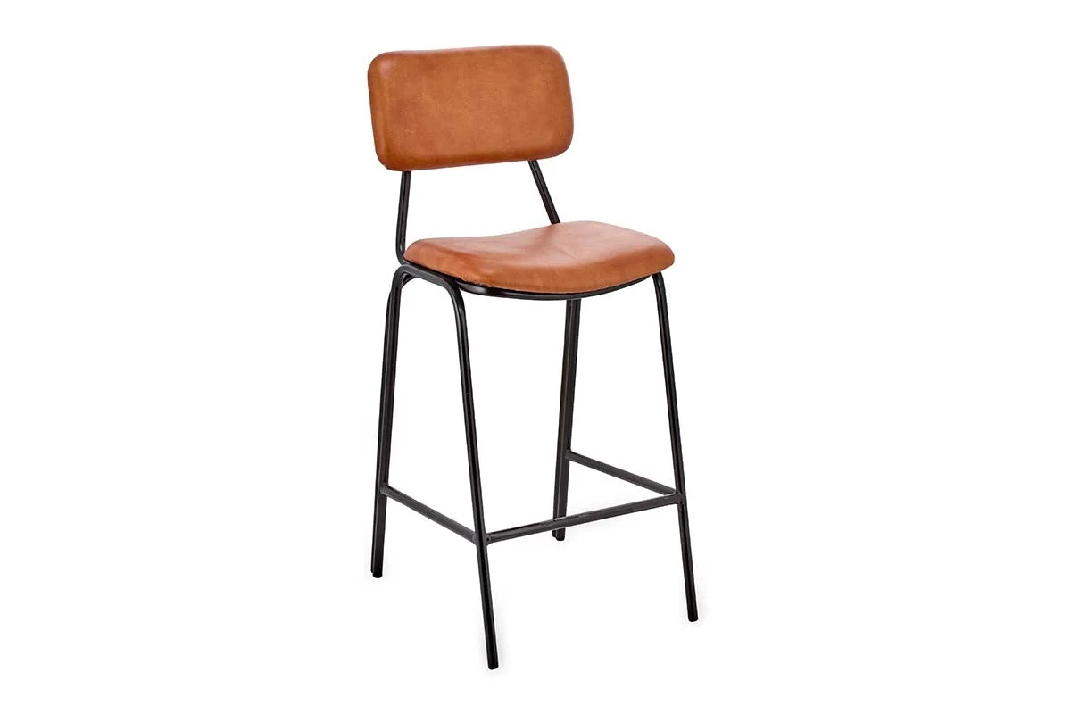 Sotta Leather Bar Chair - Image 6