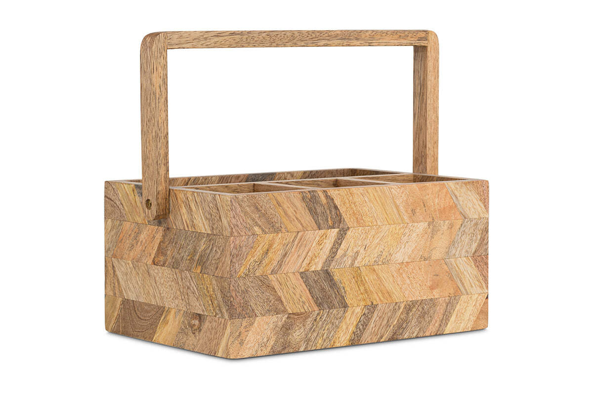 Sukha Mango Wood Caddy - Natural - Image 6