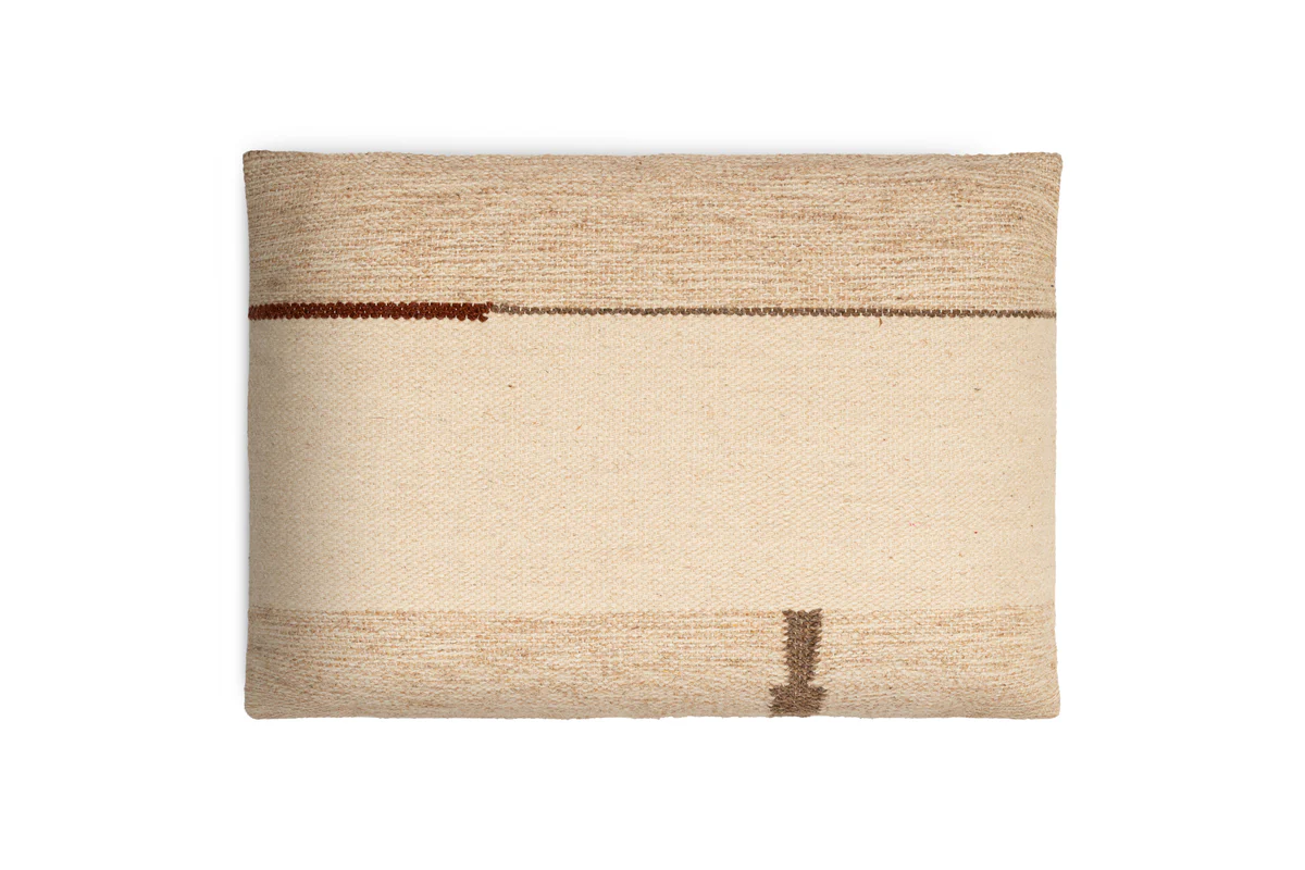 Tamil Wool Cushion Cover - Natural - Image 10