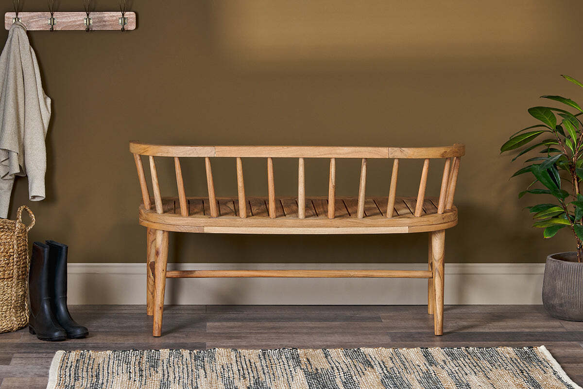 Tipu Acacia Wood Bench - Image 5