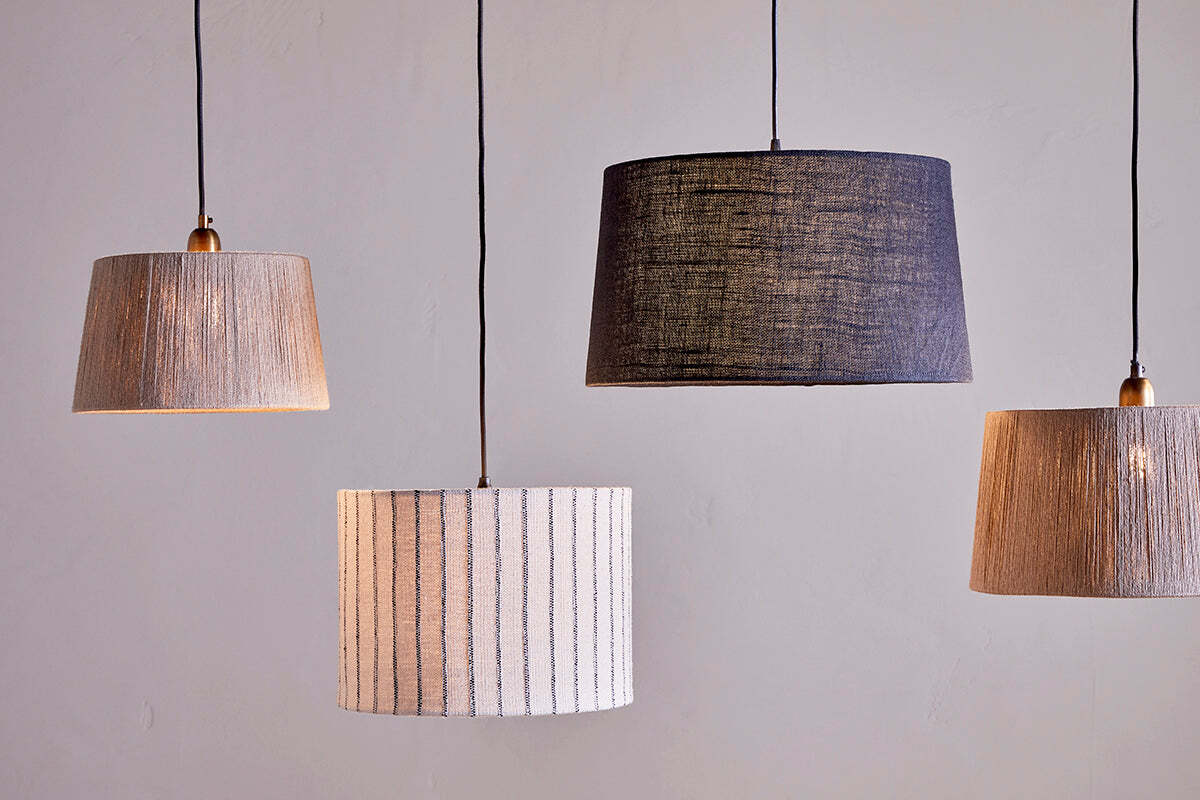 Tiwa Woven Jute Lampshade - Natural - Image 7