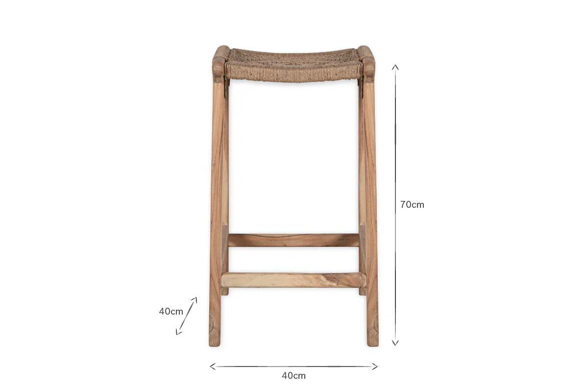 Vinay Woven Counter Stool - Natural - Image 4