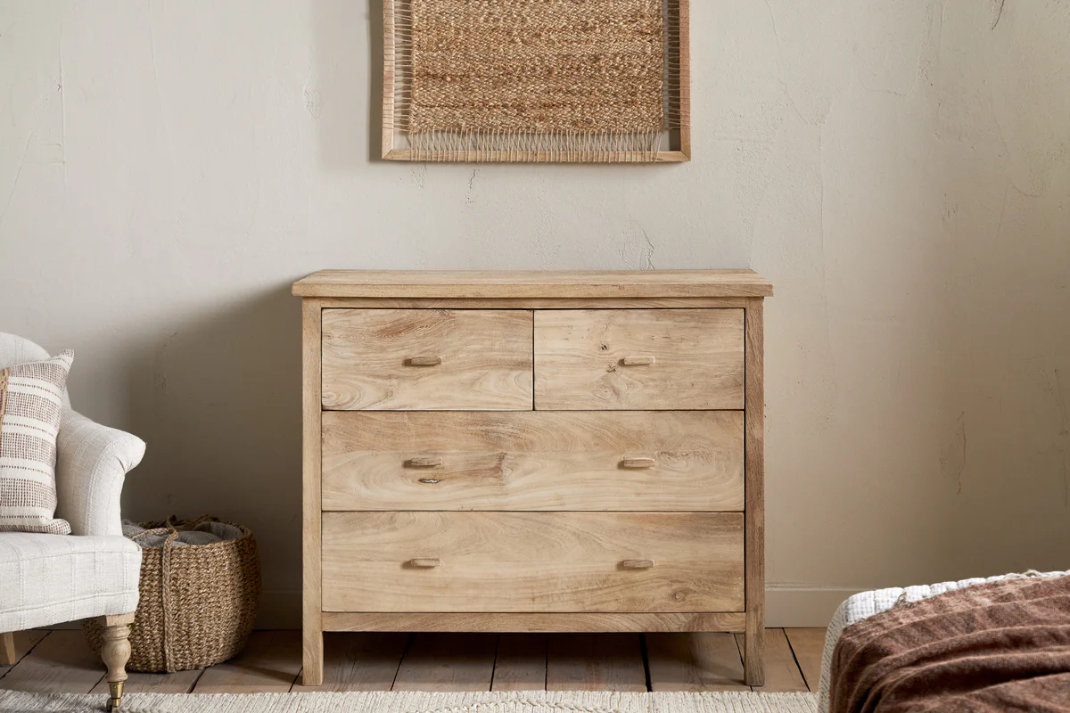 Vivan Grooved Chest of Drawers - Natural - Image 2