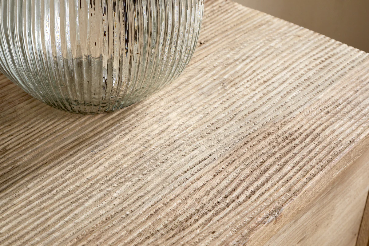 Vivan Grooved Chest of Drawers - Natural - Image 3