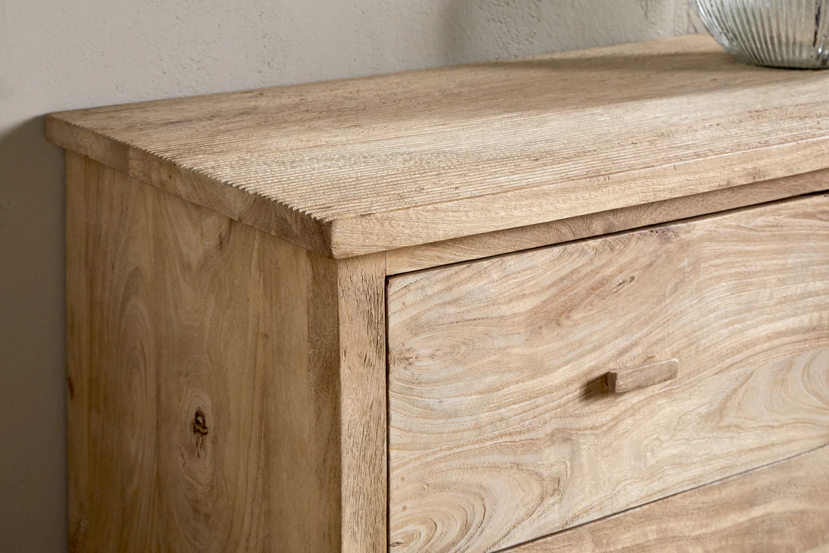 Vivan Grooved Chest of Drawers - Natural - Image 4