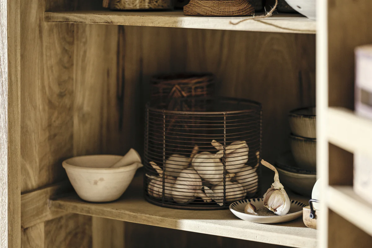 Vivan Grooved Pantry Cupboard - Natural - Image 5