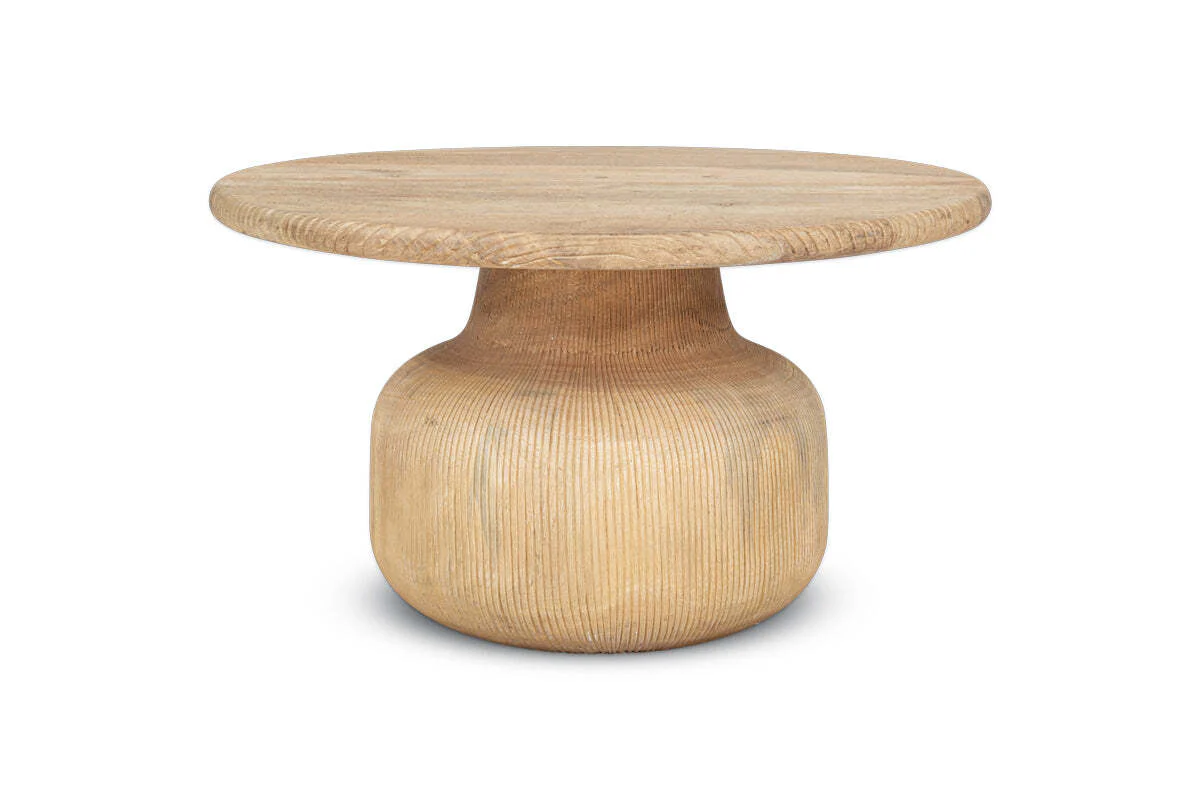 Vivan Grooved Wood Coffee Table - Image 6