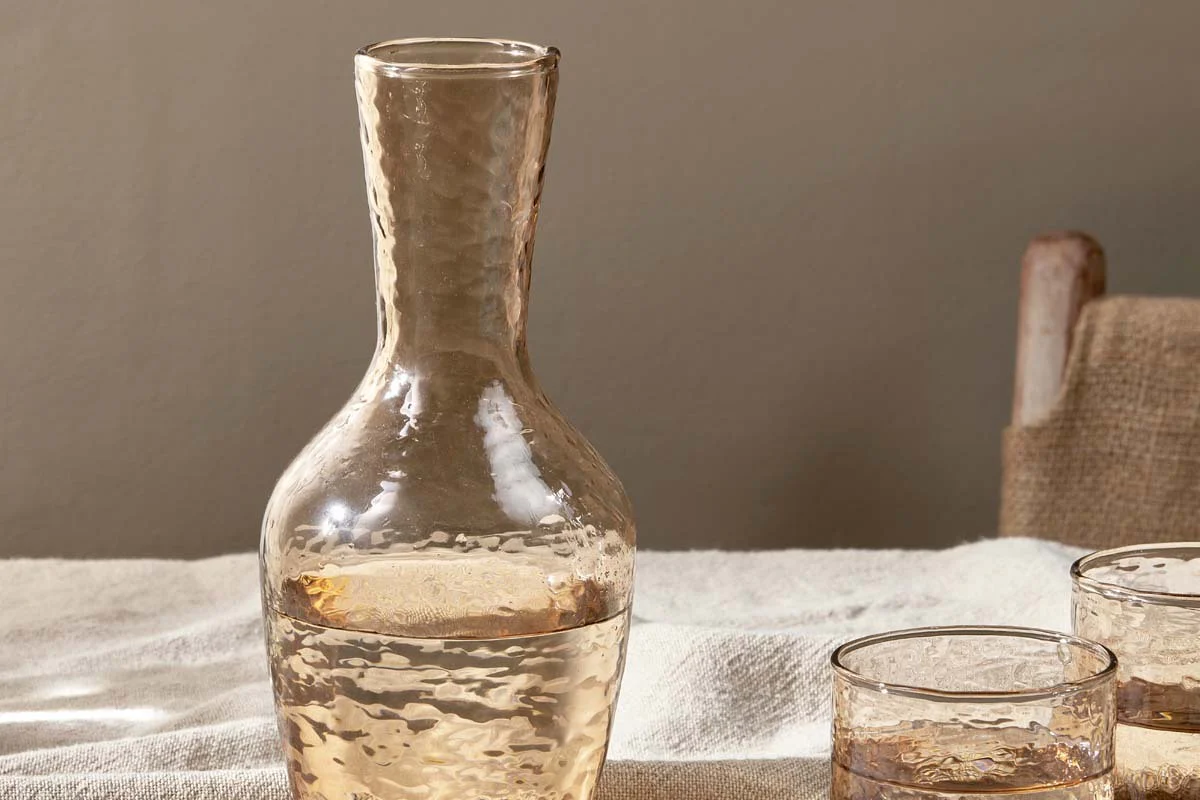 Yala Hammered Jug - Dusty Terracotta - Image 2
