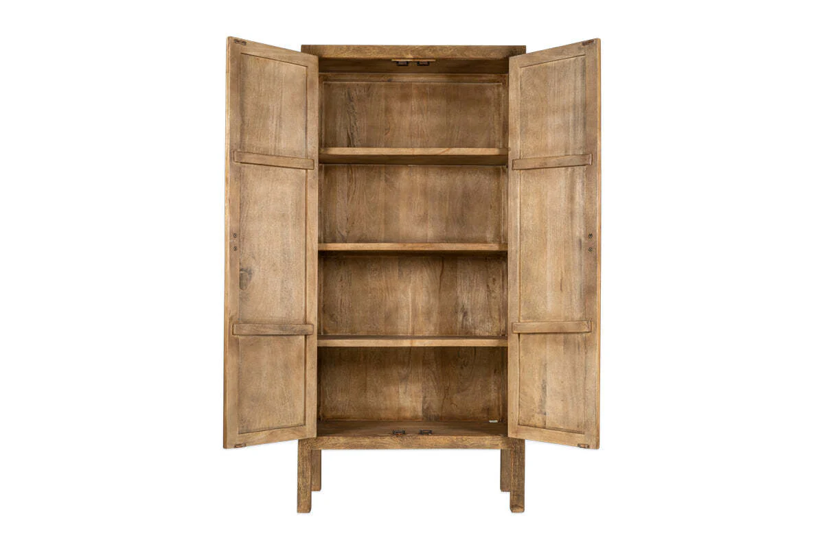 Yasha Reeded Mango Wood Cabinet - Image 10
