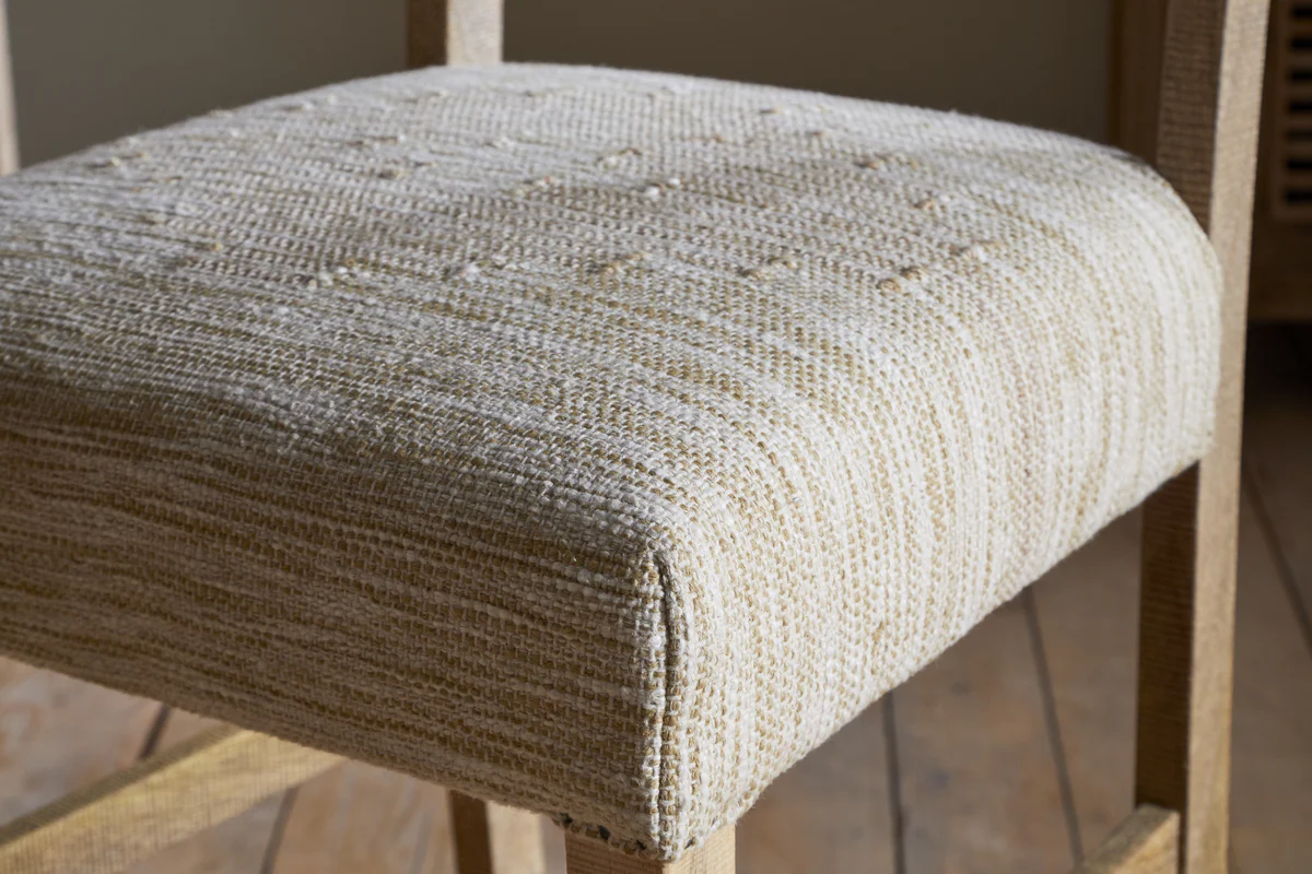 Zoha Cotton & Jute Upholstered Counter Chair - Natural - Image 6